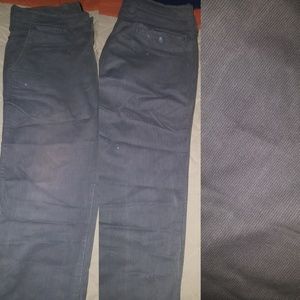 GAP grey pinstripe chinos